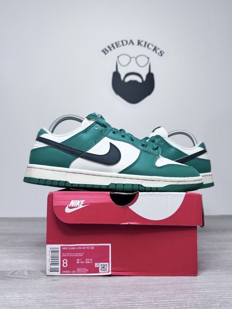 Size 8 - Nike Dunk Low SE Lottery Pack Malachite Preowned DR9654-100 Og