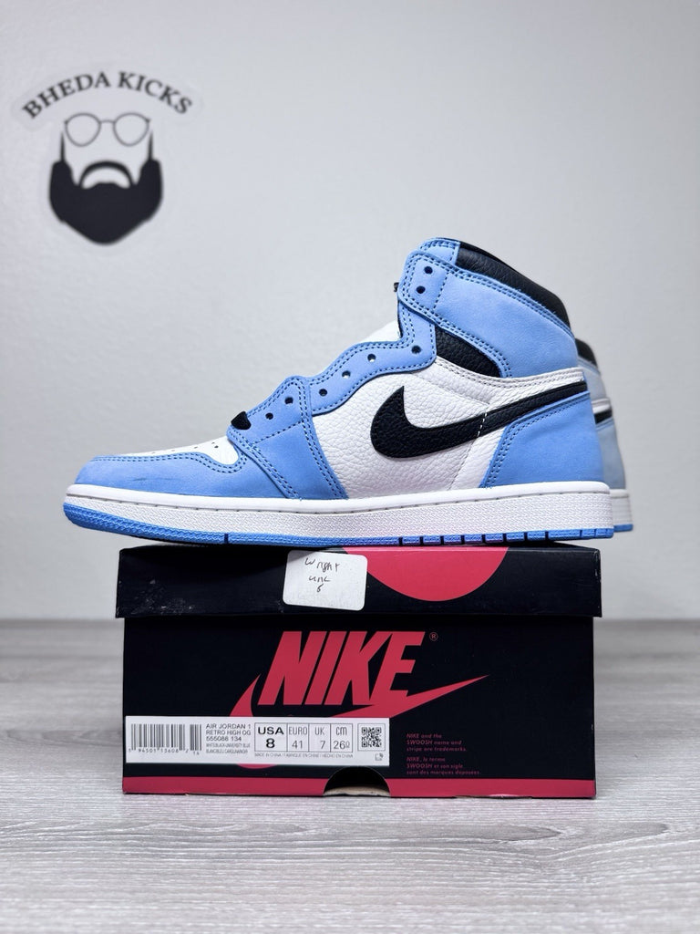 Size 8 - Jordan 1 Retro OG High University Blue 555088-134 NEW DS