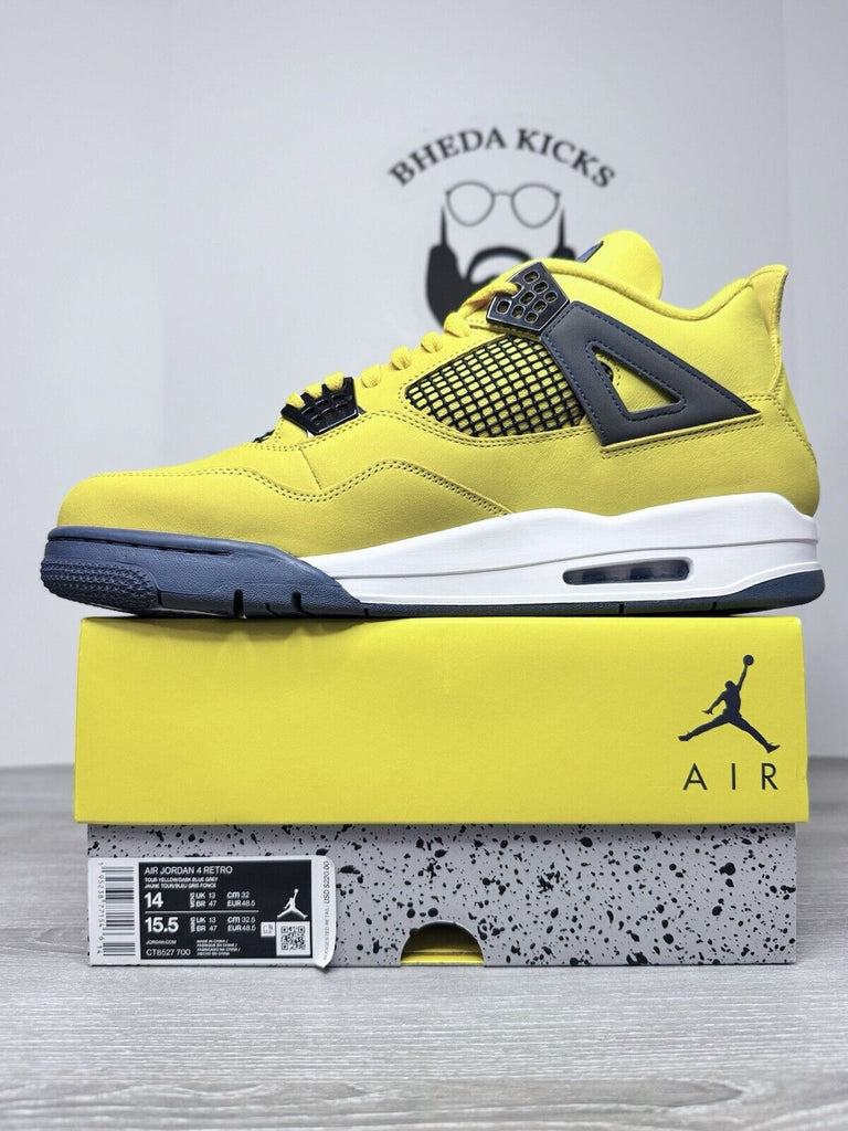 Size 14 - Air Jordan 4 Retro Mid Lightning Authentic CT8527-700 NEW DS