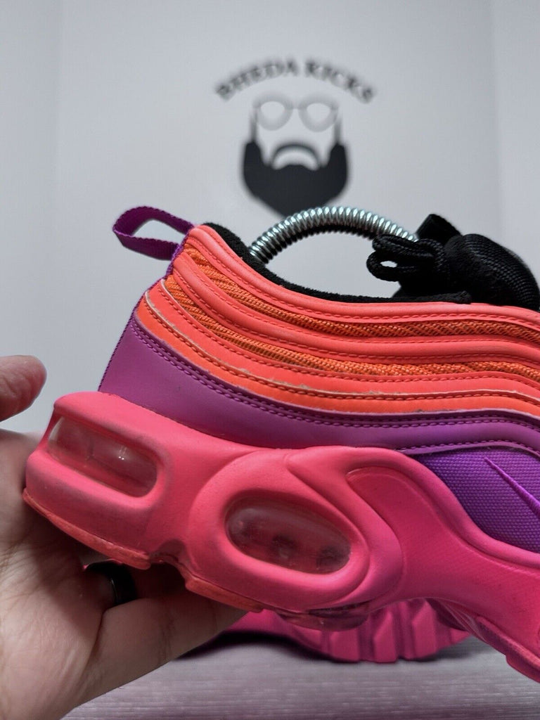 Size 9.5 - Nike Air Max 97 Plus Racer Pink 2018 AH8143-600 Preowned Og