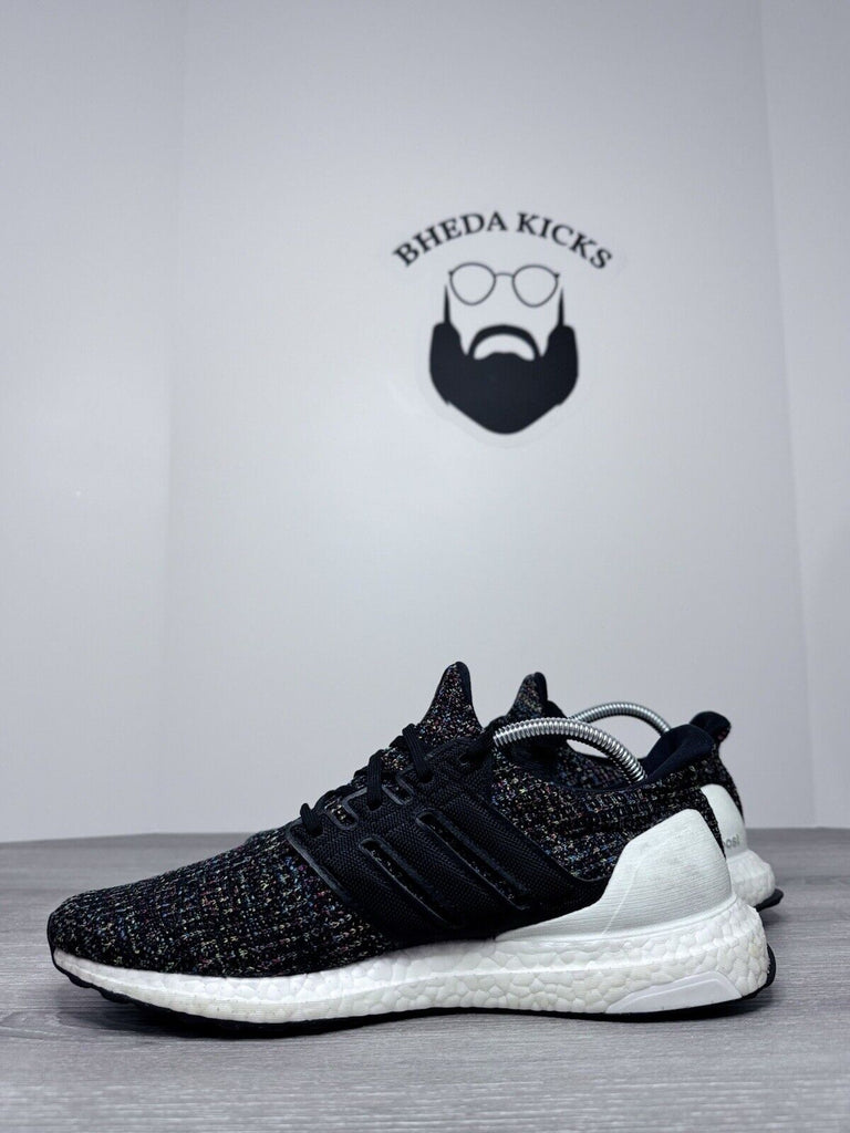 Size 10 - Adidas Ultra Boost 4.0 Black Multi Athletic Running Shoe F35232