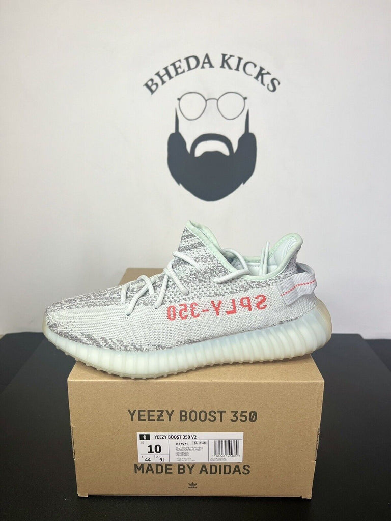 Adidas Yeezy Boost 350 V2 Blue Tint B37571 OG Retro Mens Authentic Rare Size 10