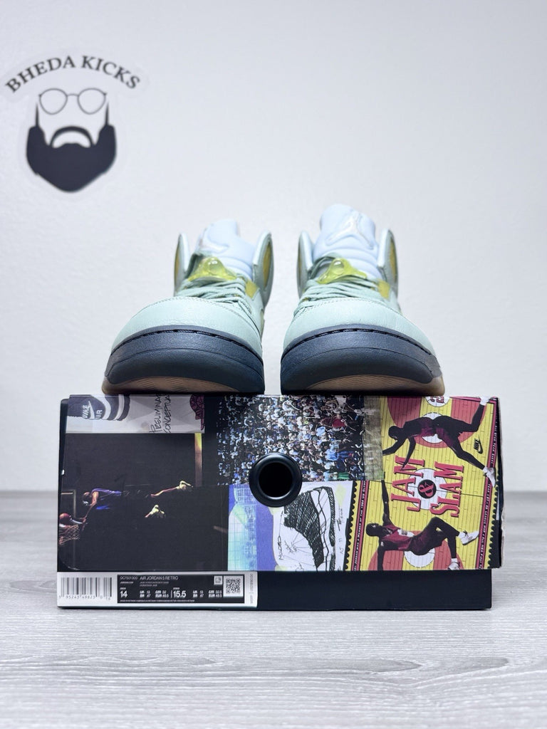 Size 14 - Nike Air Jordan 5 Retro Jade Horizon (2022)  DC7501-300 Preowned Clean