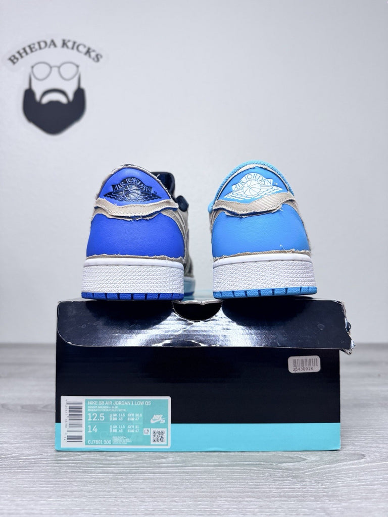 Size 12.5 - Air Jordan 1 Low x Nike SB Mountain Desert Ore Sneakers CJ7891-200