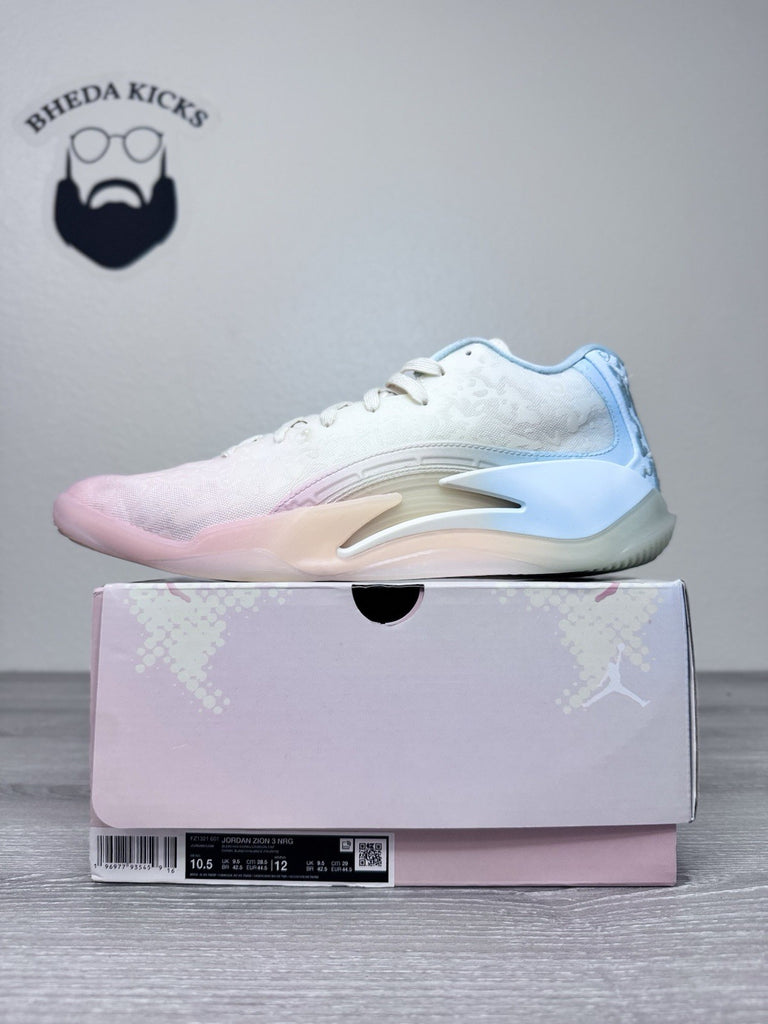 Size 10.5 - Jordan Zion 3 NRG Bleached Coral FZ1321-601 Men’s Shoes Preowned