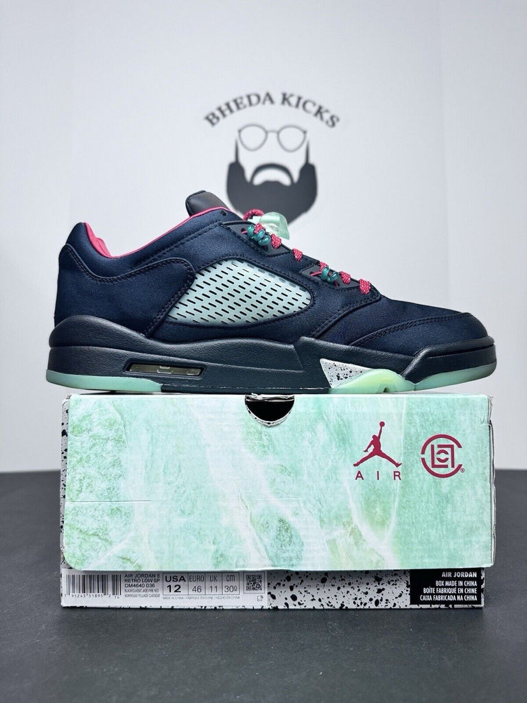 Air Jordan 5 Retro Low DM4640-036 CLOT Jade Preowned Authentic Men’s Size 12