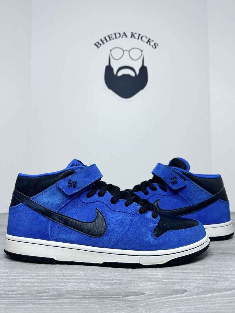 Size 13 - Nike Dunk Mid Pro SB 314383 402 13 Royal Blue Black J Pack