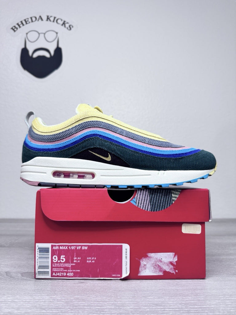 Size 9.5 - Nike Air Max 1/97 Sean Wotherspoon Men’s Preowned AJ4219-400