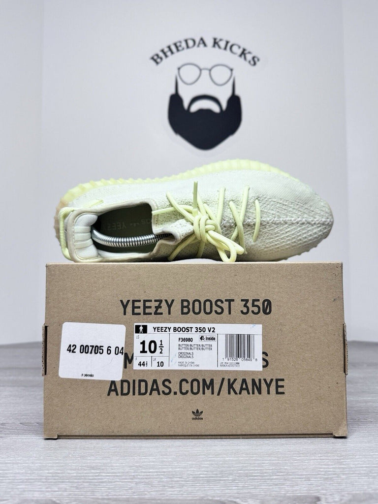 Size 10.5 - Adidas Yeezy Boost 350 V2 Butter F36980 OG Preowned Authentic