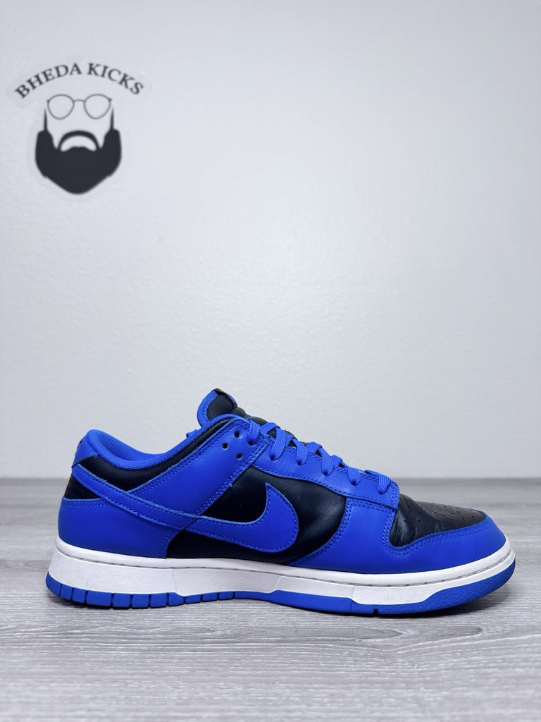 Size 12 - Nike Dunk Low Hyper Cobalt DD1391-001 Duke Black Blue Preowned