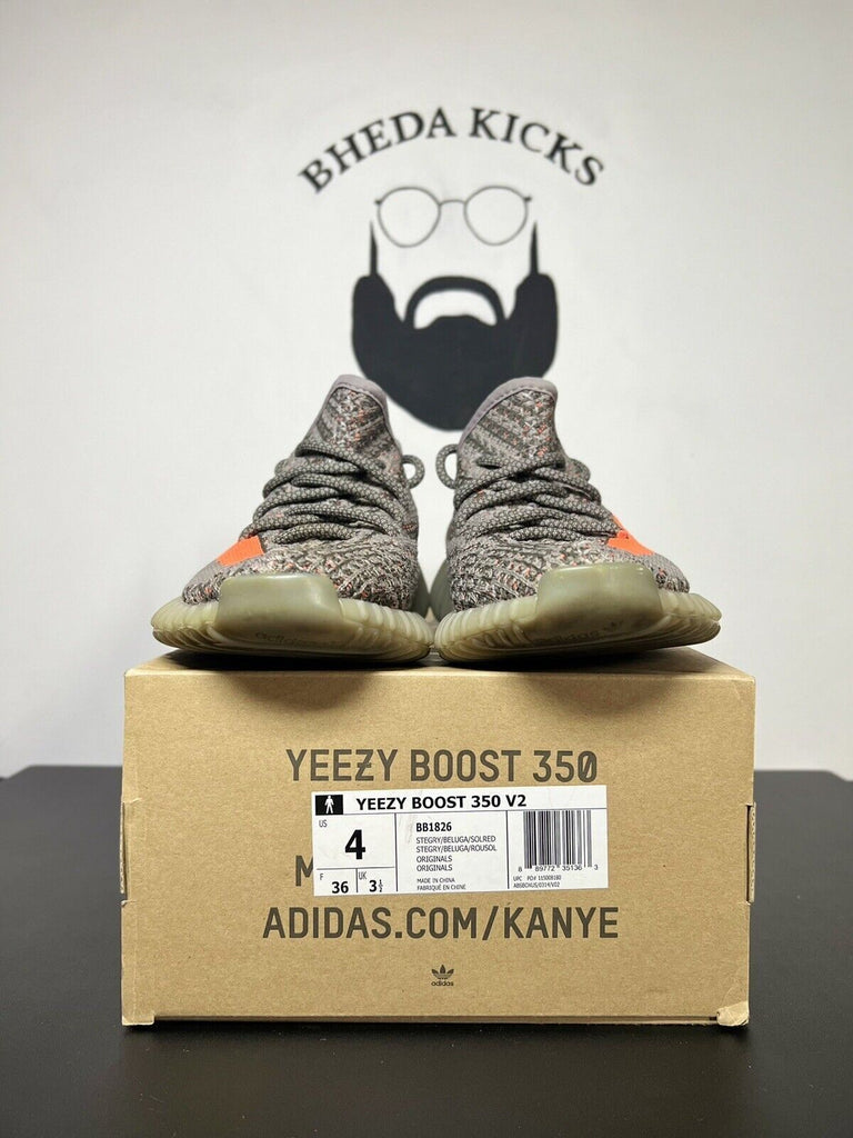 Adidas Yeezy Boost 350 V2 Beluga Size 4 BB1826 Preowned Men’s Sneaker Authentic