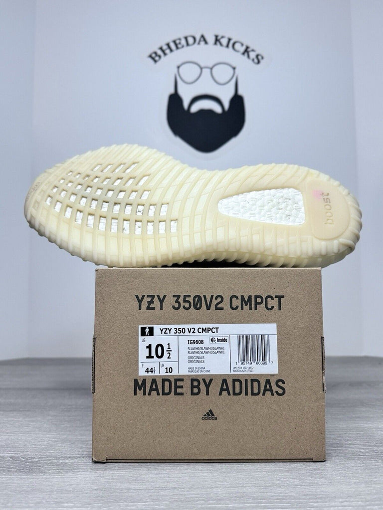 Size 10.5 - adidas Yeezy Boost 350 V2 CMPCT Panda IG9608 Preowned Authentic