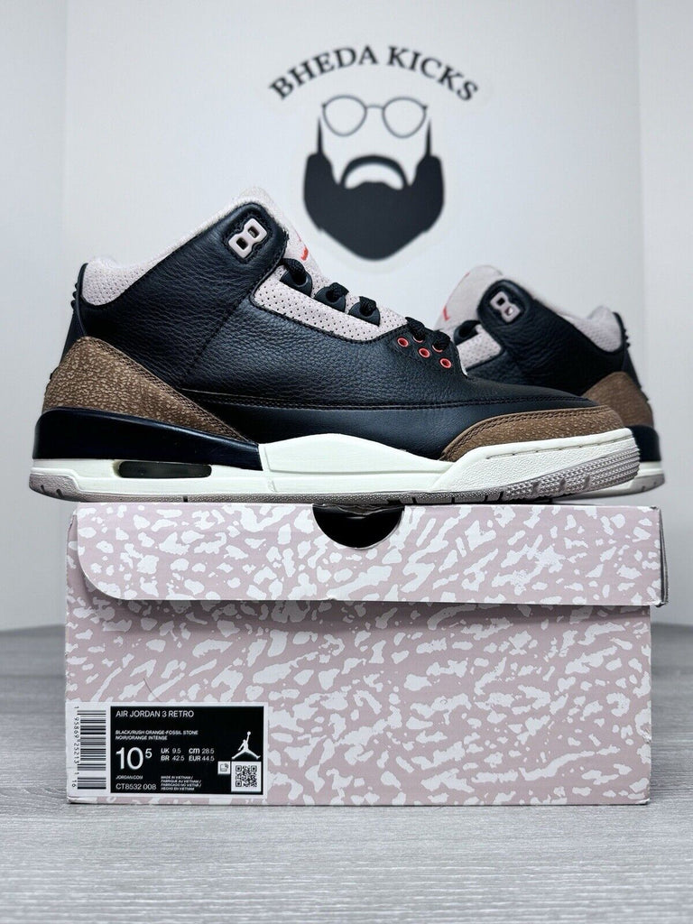 Size 10.5 - Nike Air Jordan 3 Retro Desert Elephant CT8532-008 Preowned