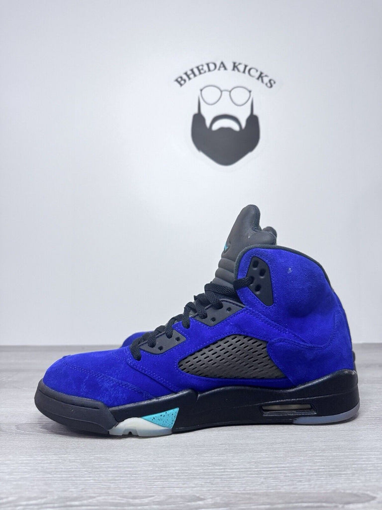 Size 12 - Jordan 5 Retro Alternate Grape 2020 Purple Suede Black (136027-500)