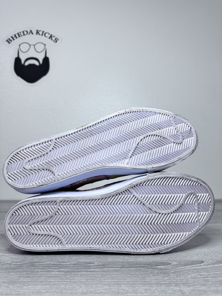 Size 15 - Nike SB Zoom Blazer Mid Premium Paisley Sanded Gold 2022 DM0859-700