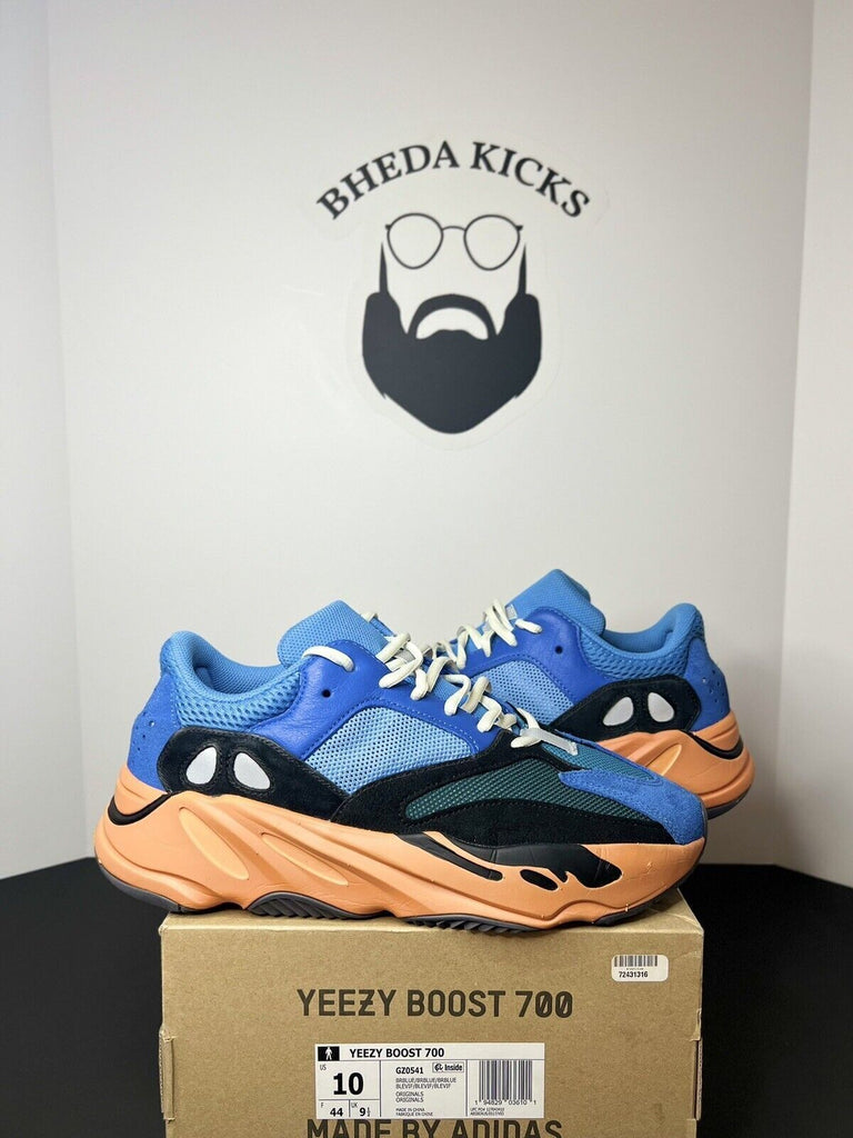 Adidas Yeezy Boost 700 Bright Blue GZ0541 OG Retro Preowned Authentic Size 10