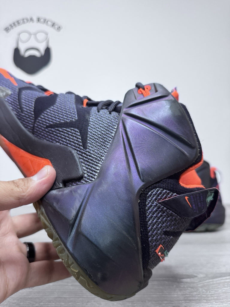 Size 15 - Nike LeBron 12 Instinct 684593-583 Preowned Authentic Og Rare