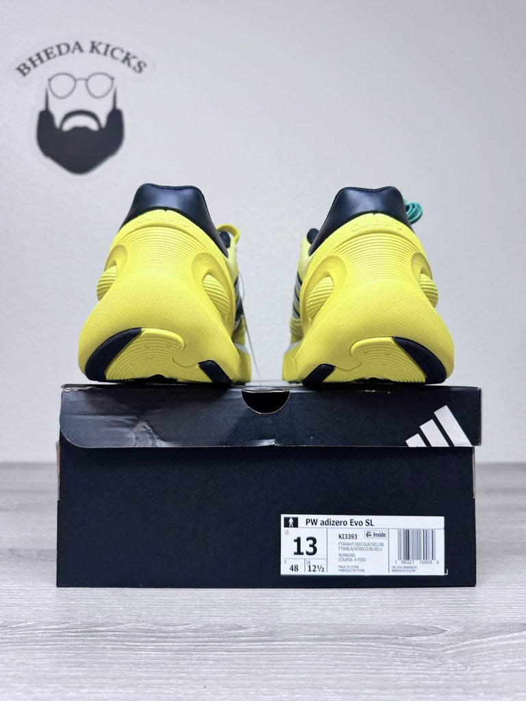 Size 13 - Adidas AdiZero Goukana Light Yellow Men's Running Shoes JP7177 New