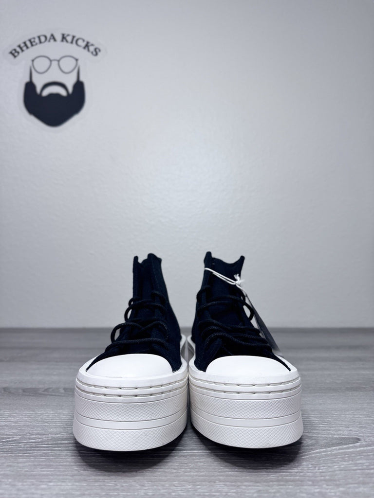 Size 5.5W - Converse Chuck Taylor Modern Lift Platform Women Suede Black A05285C
