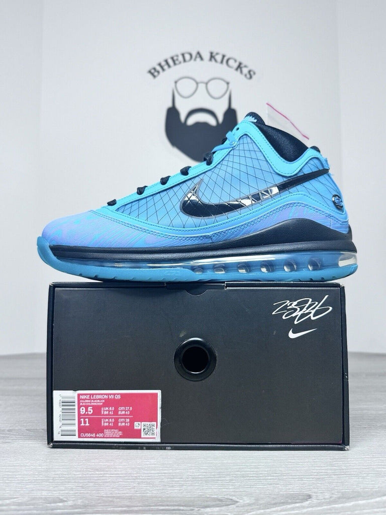 Size 9.5 - Nike Air Max LeBron 7 Retro ‘20 All Star CU5646-400 OG Preowned