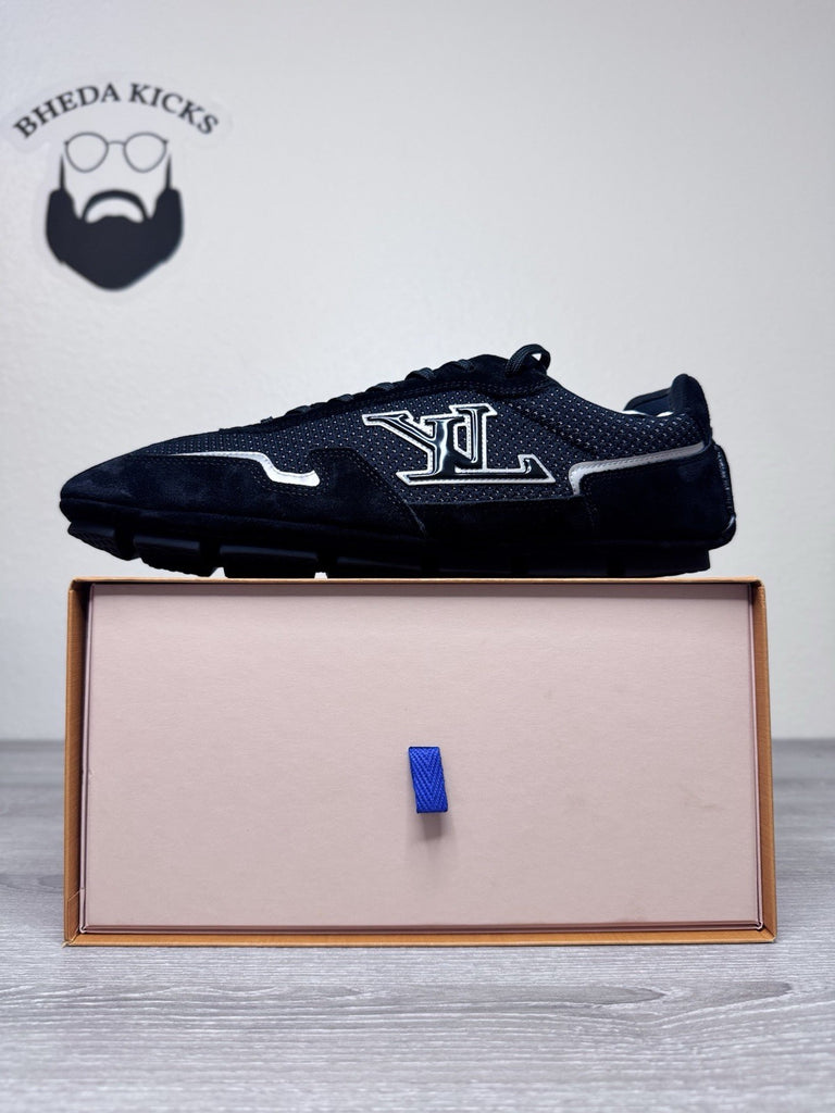 Size 10LV (size 11 US) - Louis Vuitton Rally Sneaker New Release Authentic Black