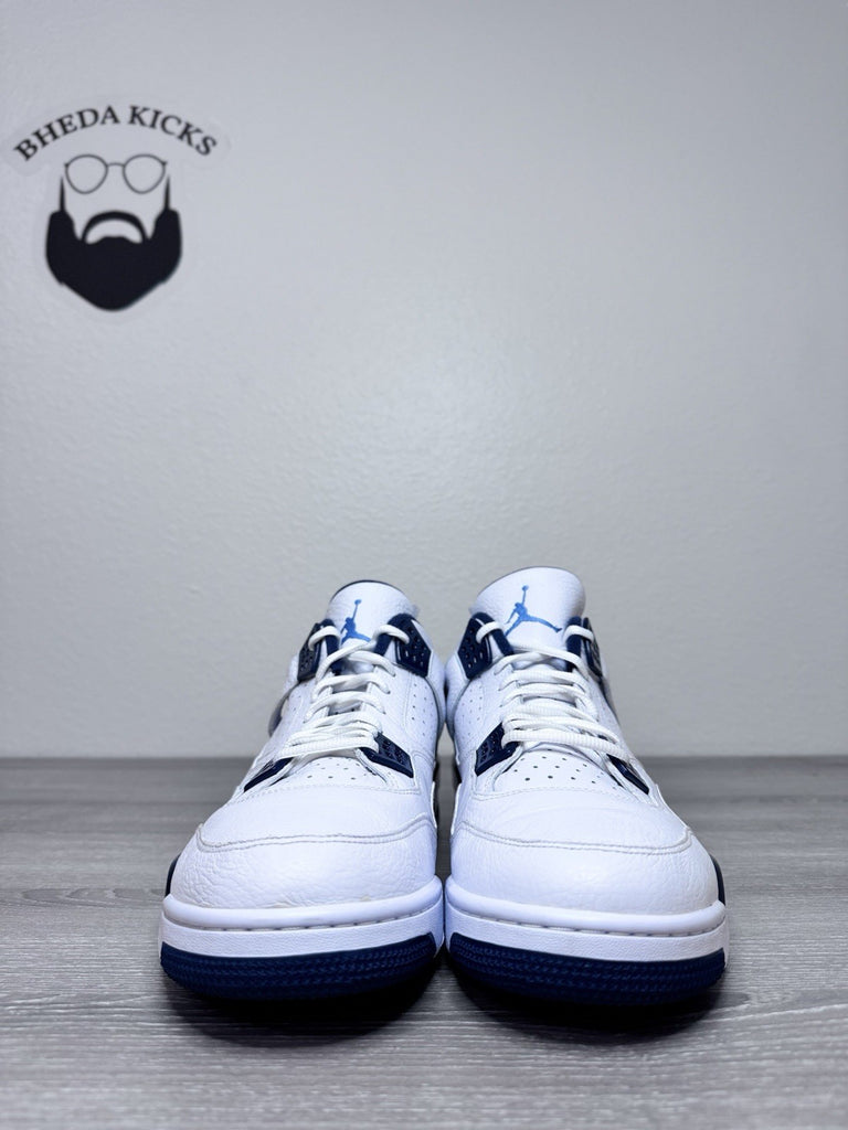 Size 15 - Nike Air Jordan Retro 4 Columbia Legend Blue White Midnight Navy 2015