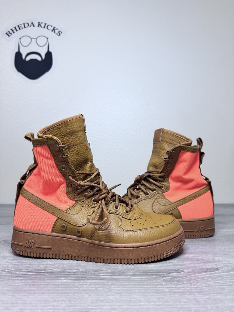 Size 8.5 - Nike SF AF1 Special Forces Air Force 903270-778 Desert Ochre Orange