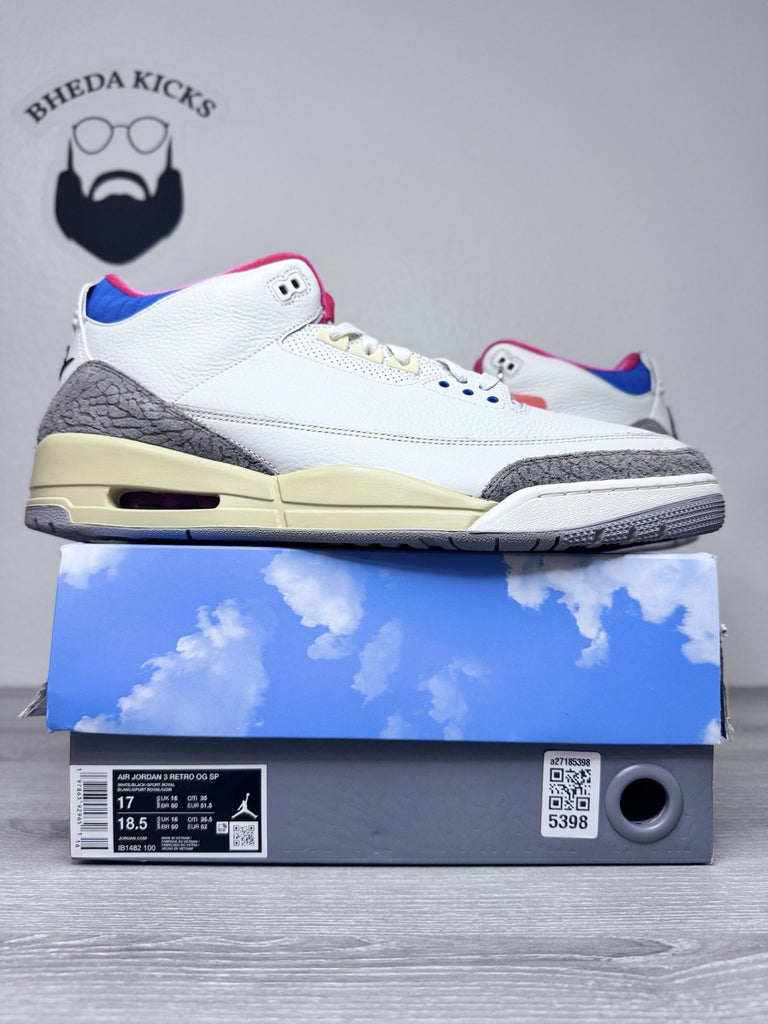Size 17 - Nike Air Jordan 3 Retro Seoul 2.0 Men's IB1482-100 Brand New