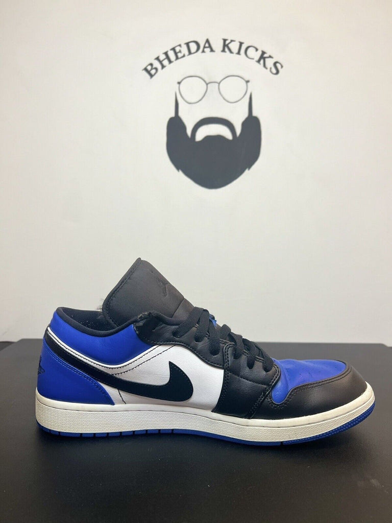 Nike Air Jordan 1 Low Royal Toe 2019 Retro CQ9446-400 Blue Black Men's 13 Rare