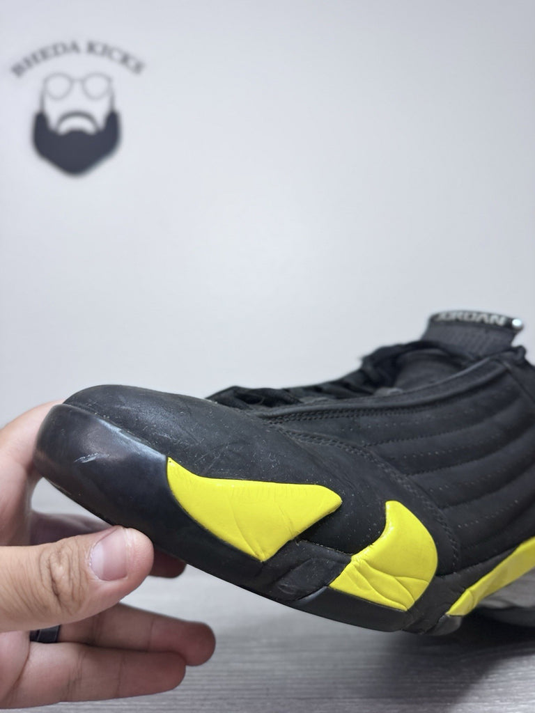 Size 13 - Air Jordan 14 Retro Thunder (487471-070) Preowned Authentic