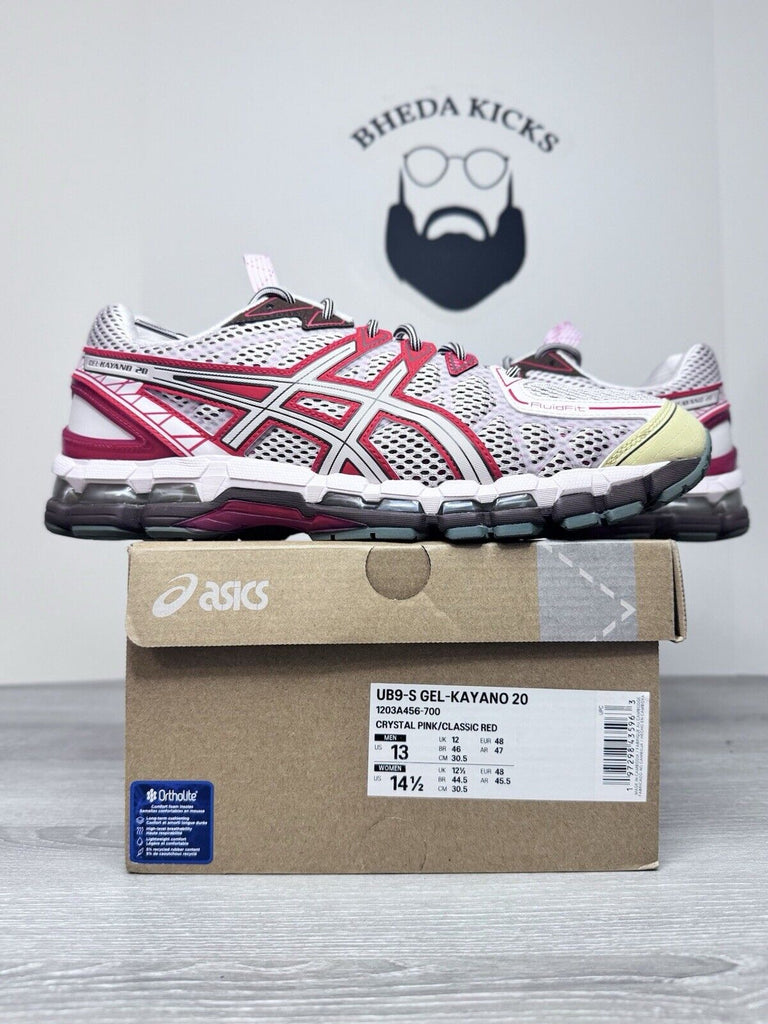 Size 13 - Asics Sportstyle UB9-S Gel-Kayano 20 Crystal Pink Red 1203A456-700