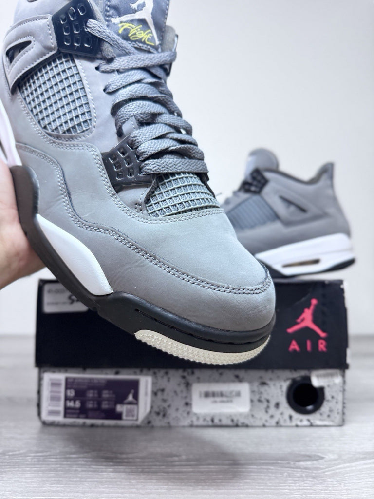 Size 13 - Nike Air Jordan 4 Retro “Cool Grey” 2019 308497-007 Men’s Preowned