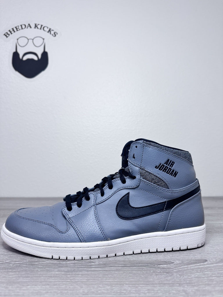 Size 15 - Nike Air Jordan Mens Athletic Gray High Top Basketball 332550-014