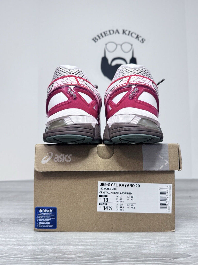 Size 13 - Asics Sportstyle UB9-S Gel-Kayano 20 Crystal Pink Red 1203A456-700