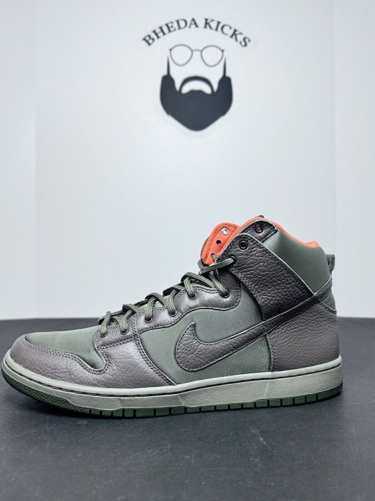 Nike SB Dunk High Frank Kozik Preowned Olive Military 2011 313171-328 Size 13