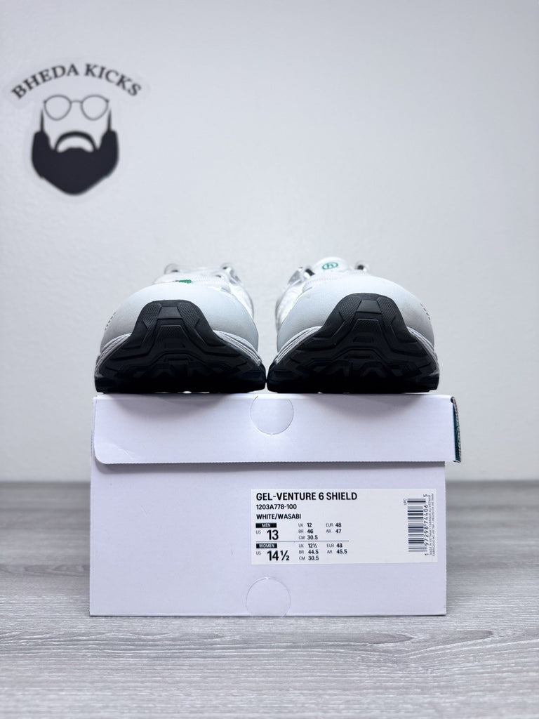 Size 13 - ASICS Hidden NY x Gel Venture 6 Shield ‘White Wasabi’ 1203A778-100