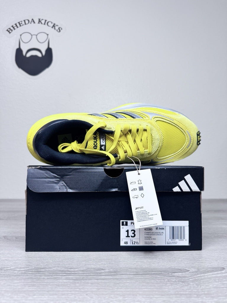 Size 13 - Adidas AdiZero Goukana Light Yellow Men's Running Shoes JP7177 New