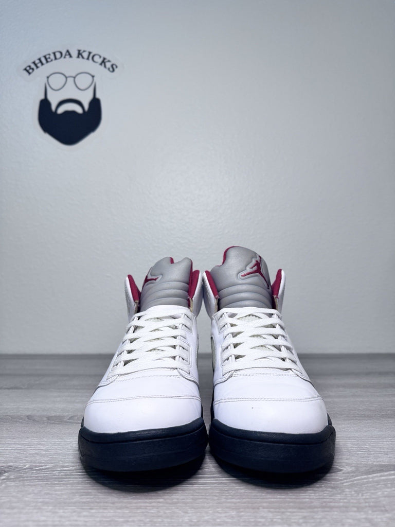 Size 10 - Nike Air Jordan V 5 Retro 2013 Fire Red OG Mens 136027-100 Metallic