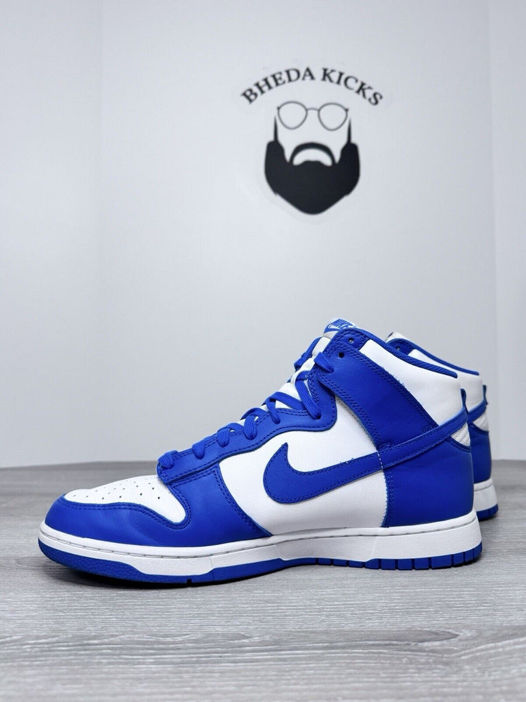 Size 12 - Nike Dunk Hi Retro Game Royal Men’s DD1399-102 Preowned Mens Sneakers