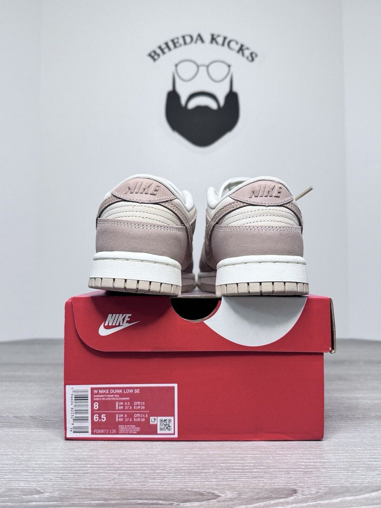 Size 8W/ 6.5M - Nike Dunk Low Sand Drift  FD0873-126 Preowned Authentic