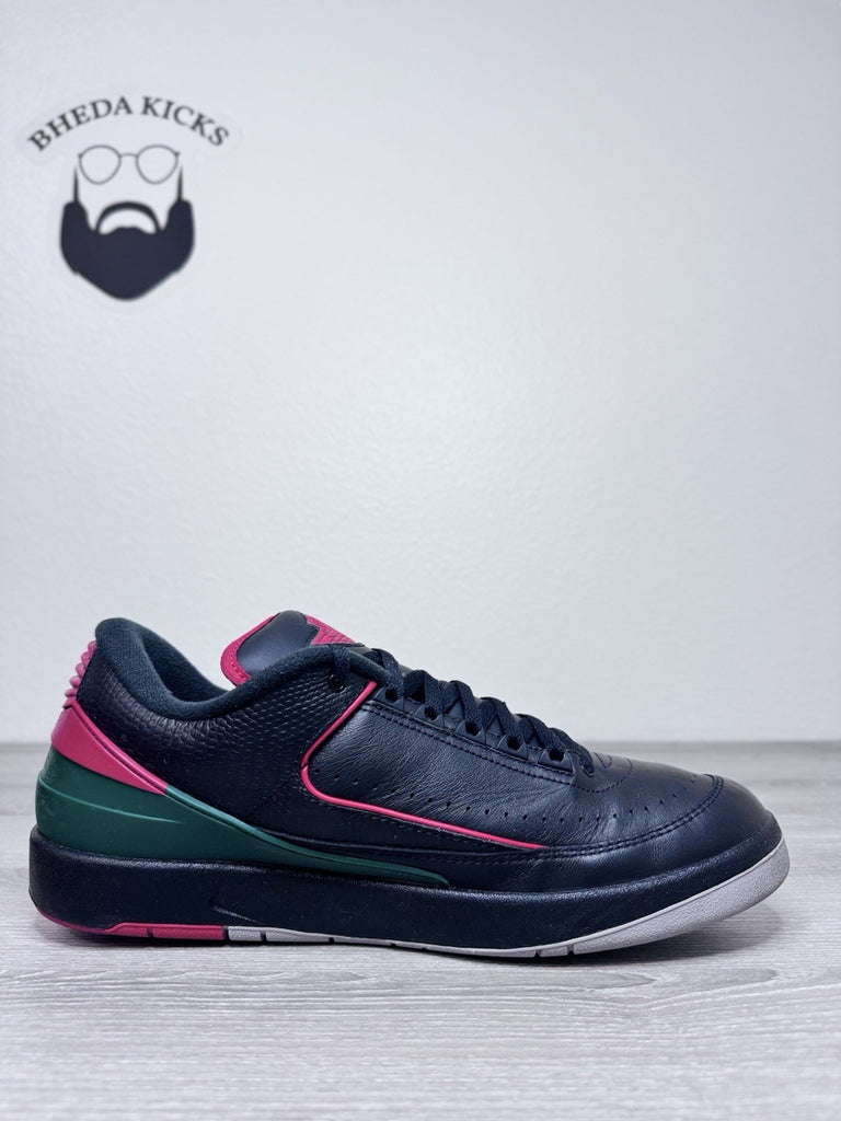 Size 13 - Nike Air Jordan 2 Retro Low Christmas Black Green Red DV9956-006 Men’s