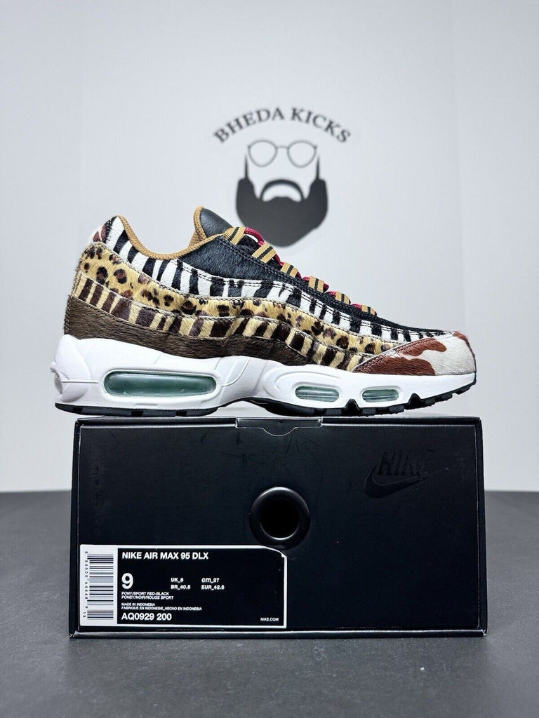 NEW DS Nike Air Max 95 DLX Atmos Animal Pack 2.0 AQ0929-200 Men’s Size 9