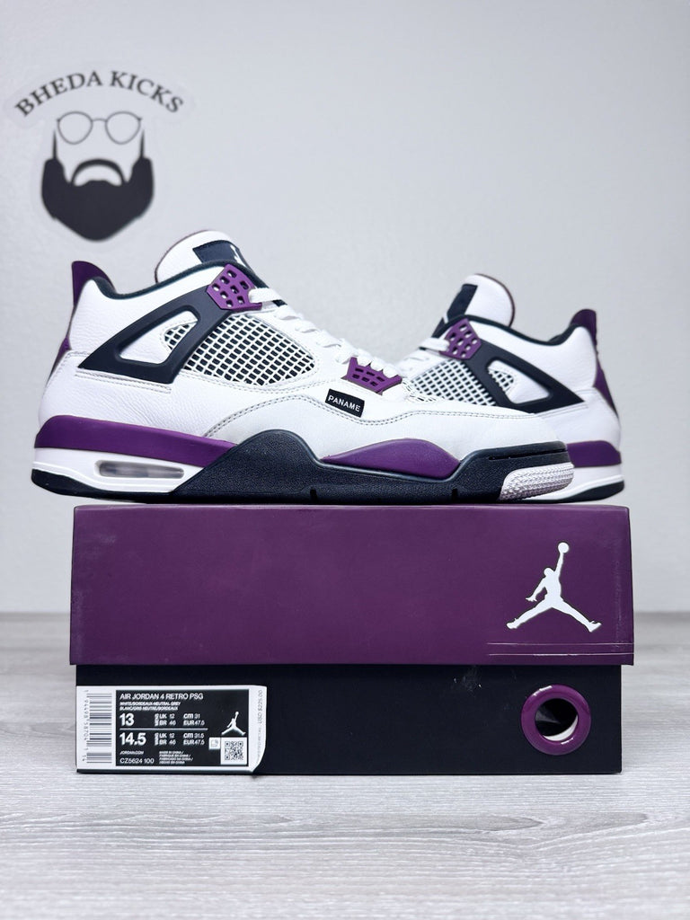 Size 13 - Jordan 4 Retro x Paris Saint-Germain Bordeaux 2020 (CZ5624-100)