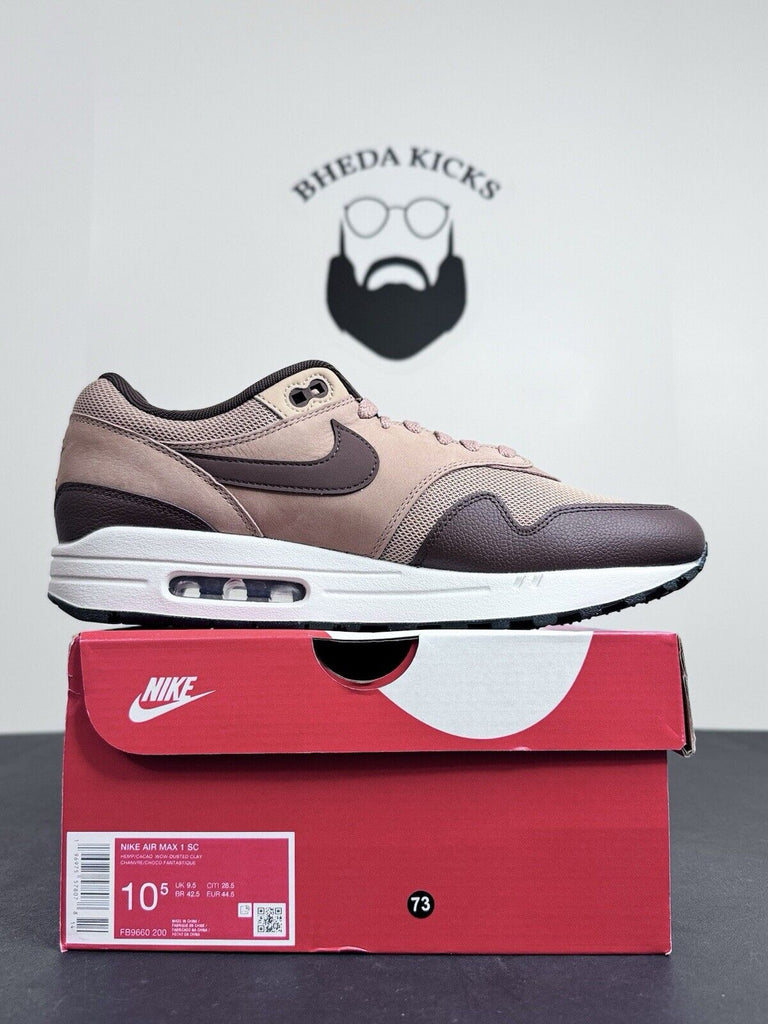 NEW DS Nike Air Max 1 SC Cacao Wow Hemp Brown FB9660-200 Men’s Size 11