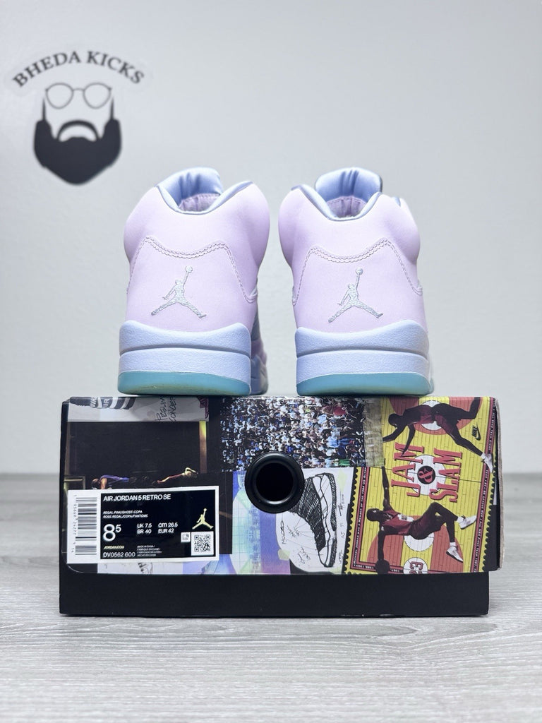 Size 8.5 - Nike Air Jordan 5 Easter 2022 Men’s Regal Pink Ghost DV0562-600