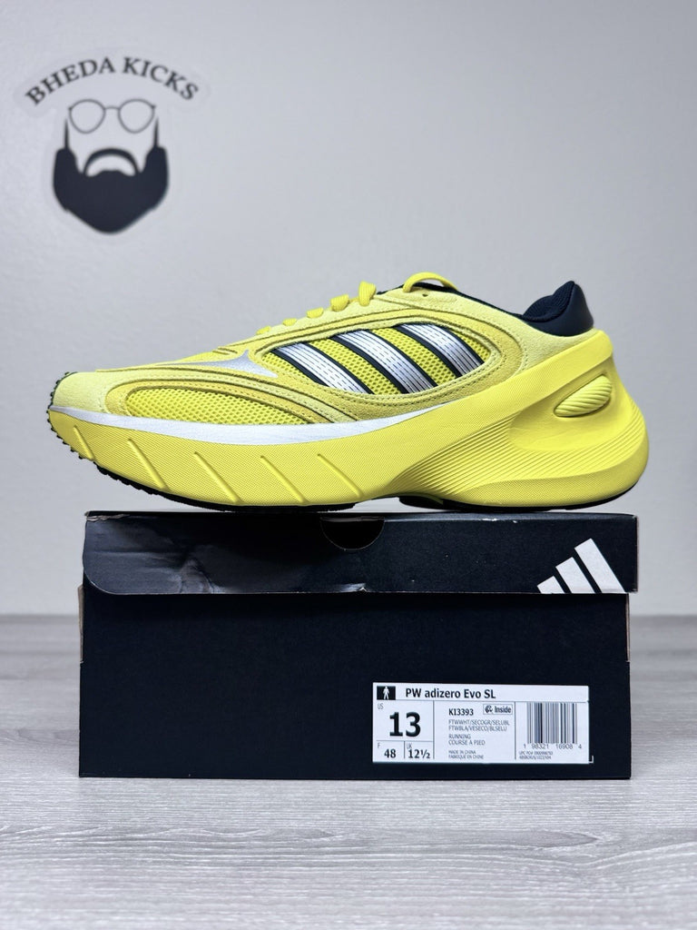 Size 13 - Adidas AdiZero Goukana Light Yellow Men's Running Shoes JP7177 New