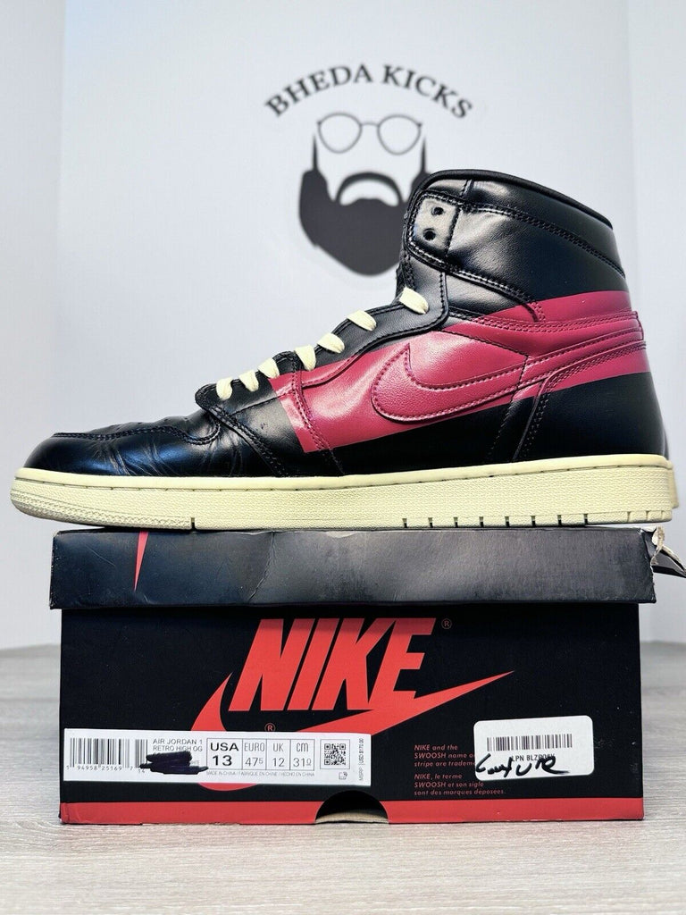 Size 13 - Air Jordan 1 Retro OG High Couture White Black Red (BQ6682-006)