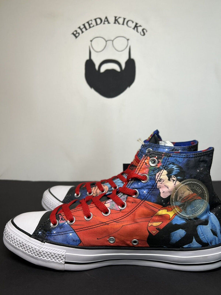 New Converse Chuck Taylor All Star Superman DC Comics Sneakers 150444C Size 11M