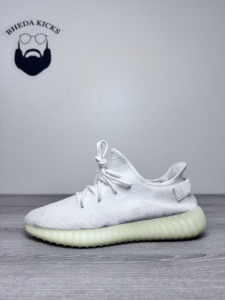 Size 12 - Adidas Yeezy 350 Boost V2 Cream Triple White 2017 CP9366 Preowned