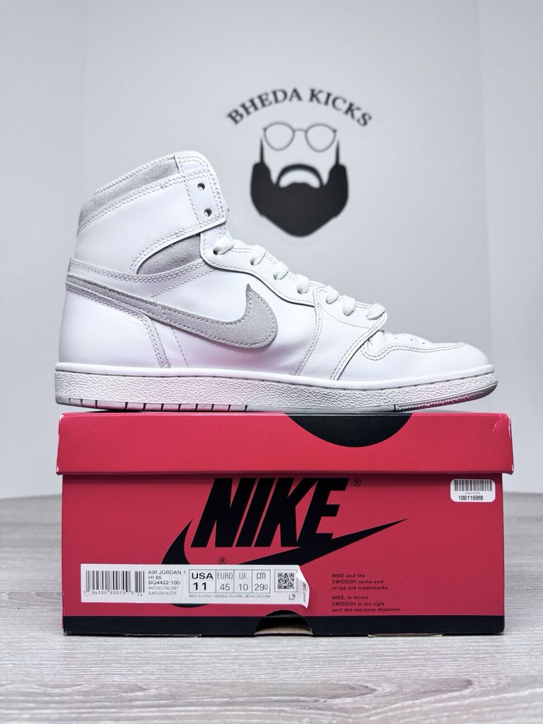 Size 11 - Jordan 1 Retro High 85 OG Neutral Grey BQ4422-100 Preowned Clean